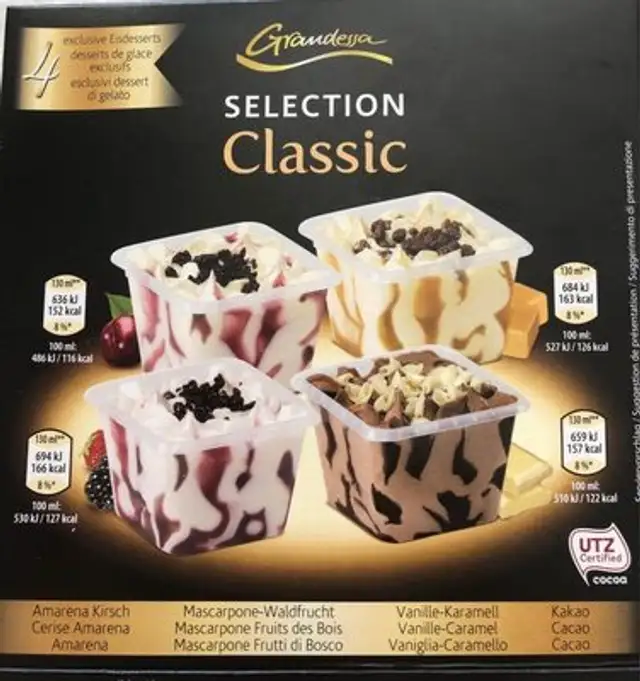 Dessert glacé