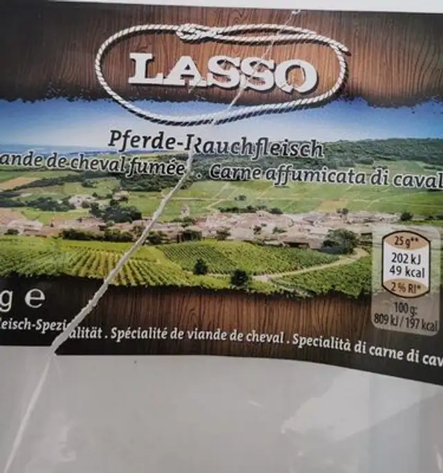 Carne affumicata di cavallo