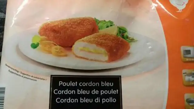 Cordon bleu de poulet