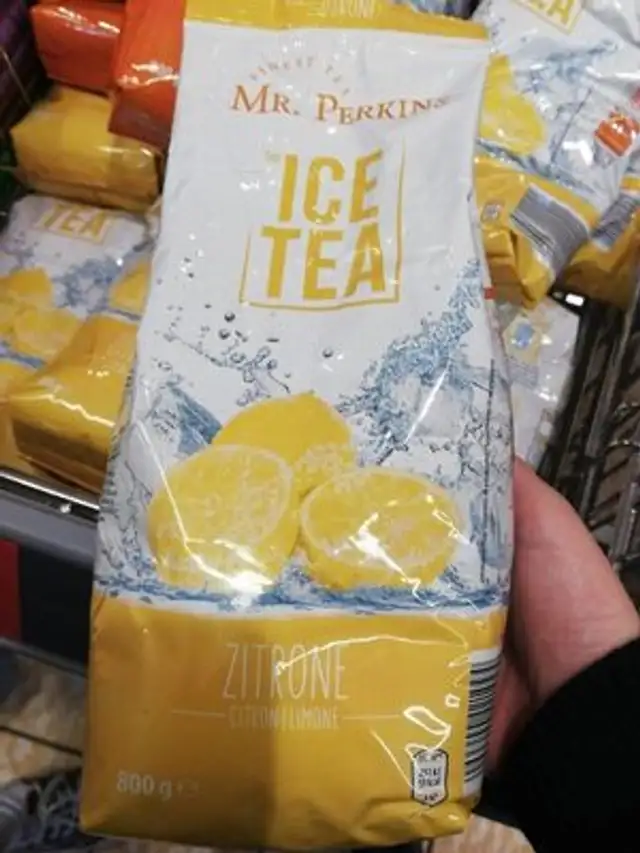 Thé glacé instantané