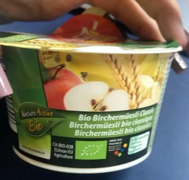 Birchermuesli bio classique front packaging