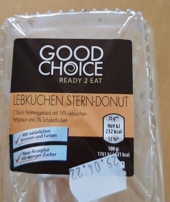 Lekuchen stern-donut