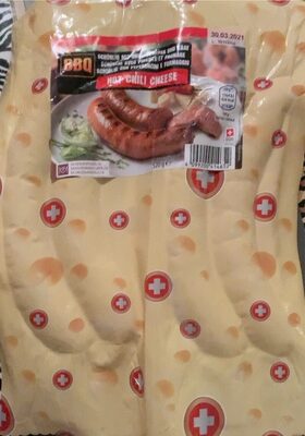 Schublig avec piments et fromage