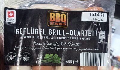 Quatuor BBQ de volaille