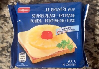 Gruyère Scmelzkäsescheiben