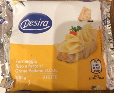Formagfio fuso a fette al Grana Padano D.O.P.