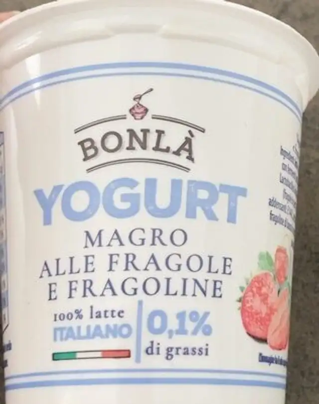 Yogurt magro alle fragole e fragoline 0,1%di grassi
