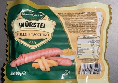 Wurstel pollo e tacchino