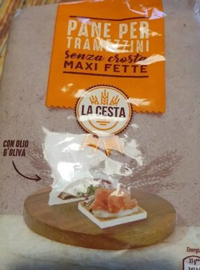 Pane per tramezzini maxi fette