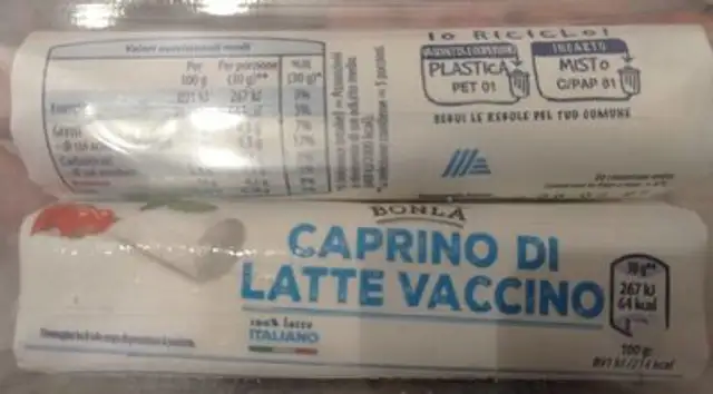 Caprino di Latte Vaccino