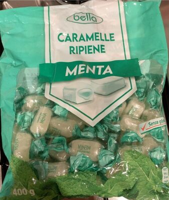 Caramelle ripiene menta