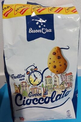 Frollini con gocce di cioccolato