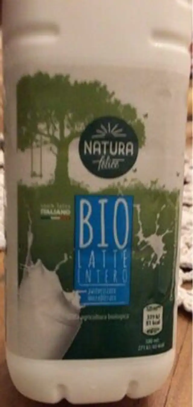 Latte intero Bio Natura felice centrale latte Brescia