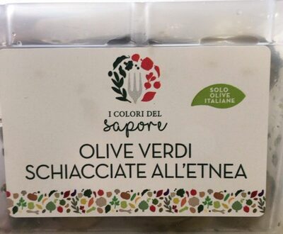 i colori del sapore olive verdi, schiacciate all’etnea