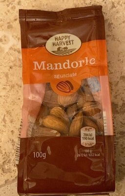 Mandorle sgusciate front packaging