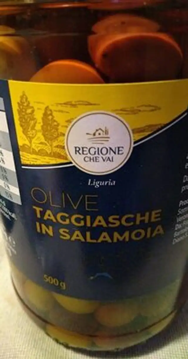 Olive taggiasche in salamoia