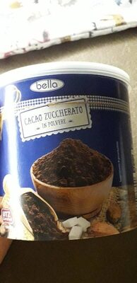 Cacao zuccherato in polvere