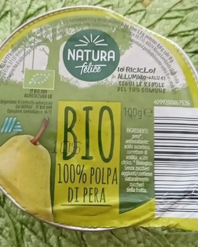 Polpa di pera BIO