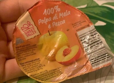 100% polpa di mela e pesca