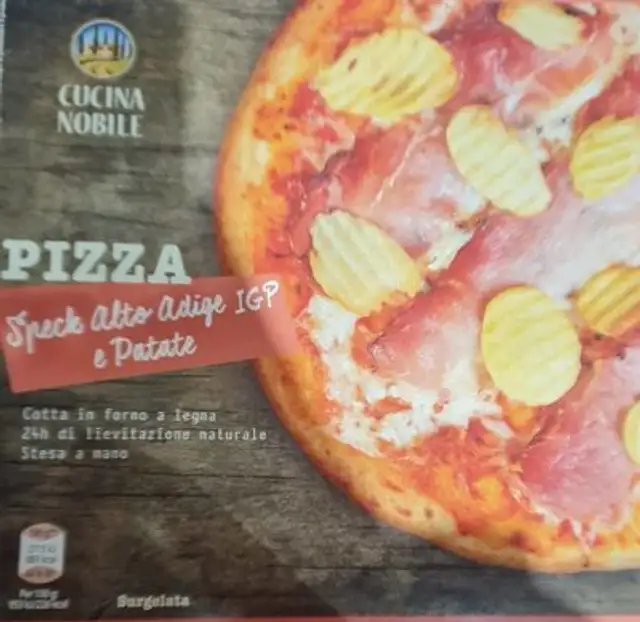 Pizza speck Alto Adige e Patate