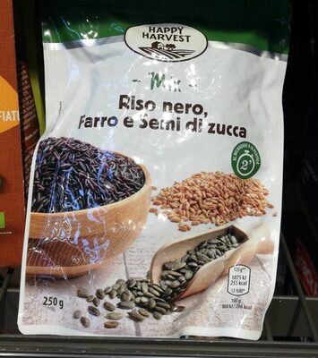 Riso nero farro e semi di zucca