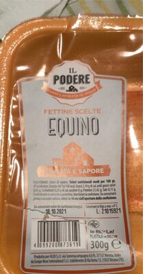 Fettine scelte Equino front packaging