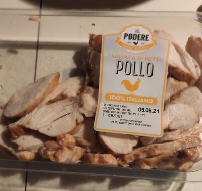 Tagliata di petto di pollo front packaging