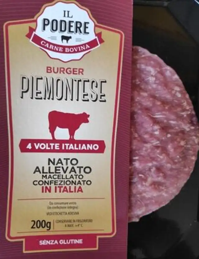 Burger piemontese