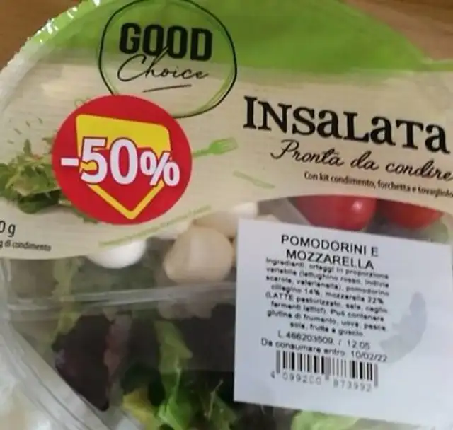 Insalata pronta da condire