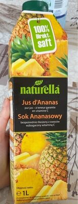 Jus d‘Ananas front packaging