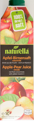 Apfel-Birnensaft naturtrüb front packaging