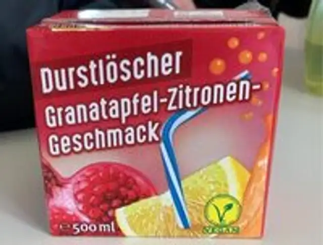 Durstlöscher Granatapfel-Zitrone