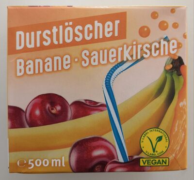 Durstlöscher Banane-Sauerkirsche