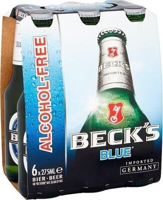 Beck's Blue Alcohol Free Beer Bottles 6 x