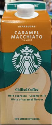 Caramel macchiato flavour front packaging