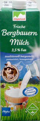 Frische Bergbauern Milch 3,5% Fett