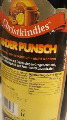 Christkindles Kinderpunsch front packaging