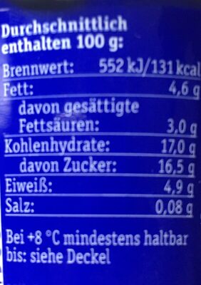 Alpenzwerg, BIO Vanille & Knusper nutrition facts table