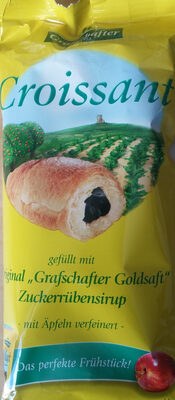 Croissant gefüllt mit Original Grafschafter Goldsaft Zuckerrübensirup