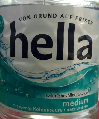 Natürliches Mineralwasser medium