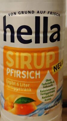 Sirup Pfirsich