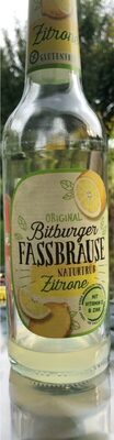 Orginal Bitburger Fassbrause Zitrone front packaging