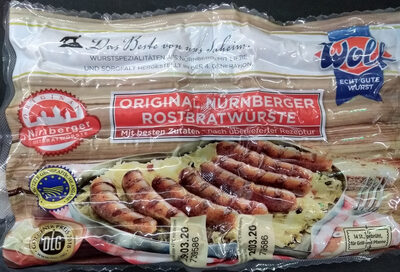 Original Nürnberger Rostbratwürste front packaging