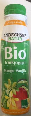 Trinkjogurt Mango-Vanille front packaging
