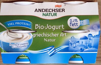 Bio-Jogurt griechischer Art