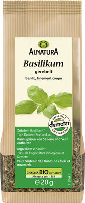 Bio Basilikum gerebelt