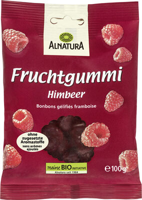 Fruchtgummi Himbeer front packaging