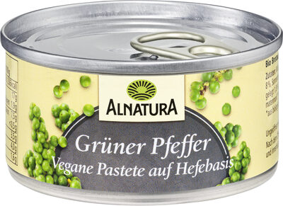 Grüner Pfeffer Vegane Paste auf Hefe-Basis