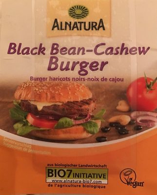 Alnatura Black Bean cashew Burger