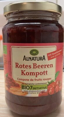 Bio Rotes Beerenkompott